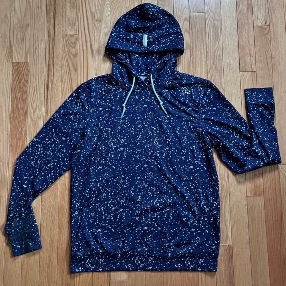 Rhoback splatter hoodie size small men’s